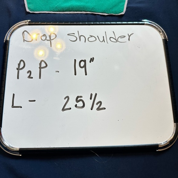 Boden women’s blue grey & green color block blouse with  3/4 length sleeves Sz 8 - Picture 8 of 10